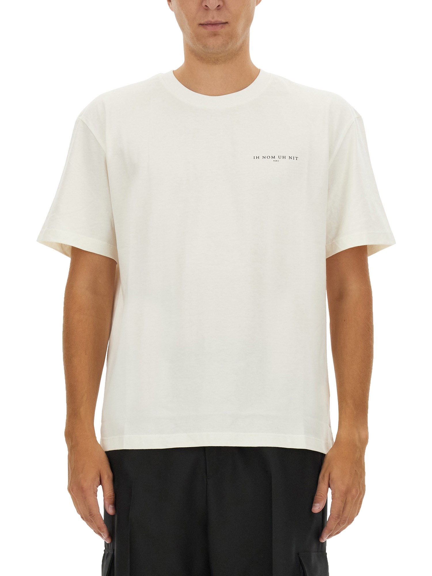 Shop Ih Nom Uh Nit Cotton T-shirt In White