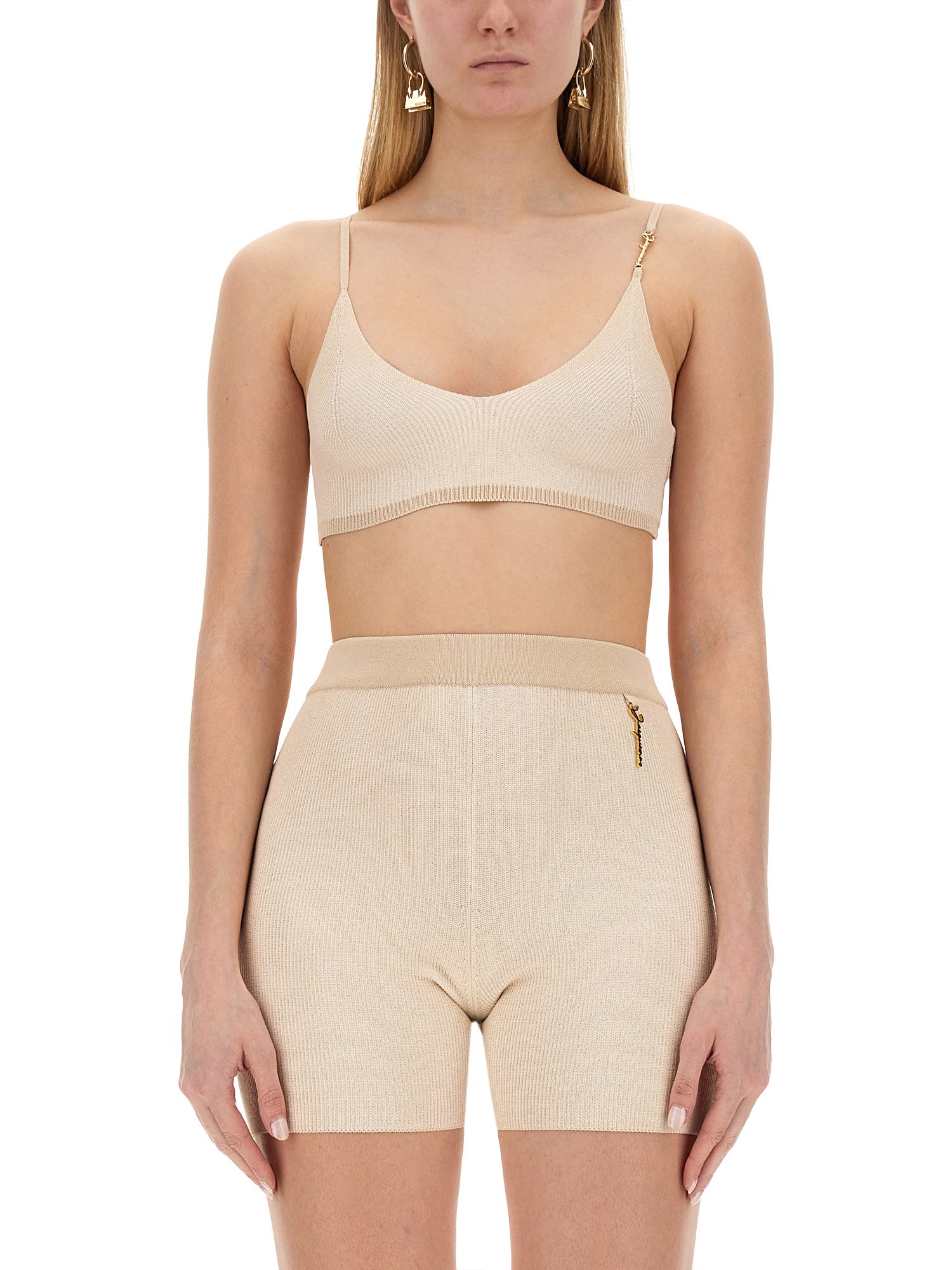 Shop Jacquemus Top Le Bandeau Pralu In Ivory