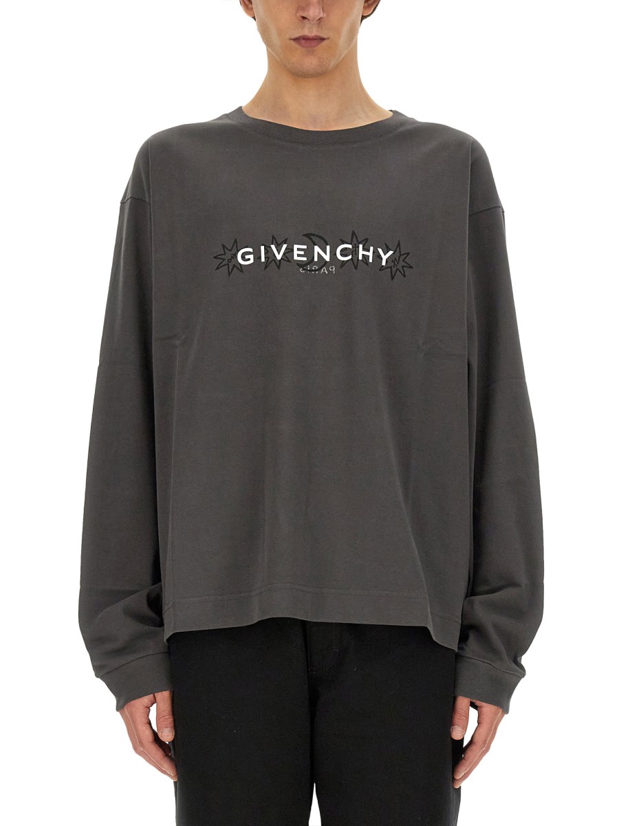 GIVENCHY T-SHIRT IN JERSEY DI COTONE CON LOGO