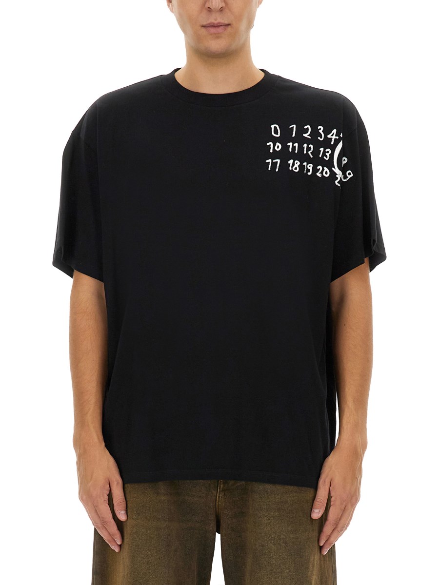 MM6 MAISON MARGIELA T-SHIRT CON STAMPA