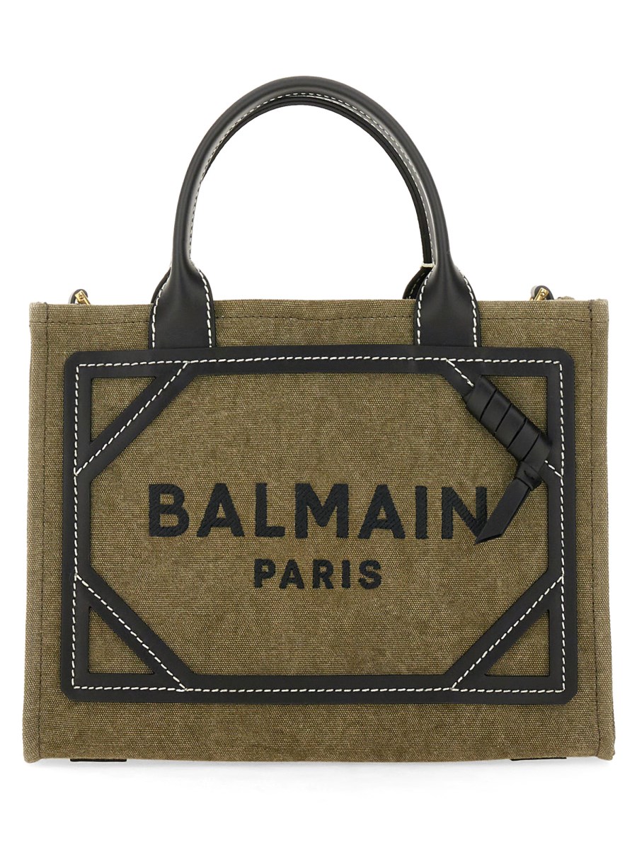 BALMAIN BORSA SHOPPER B-ARMY IN TELA DI COTONE