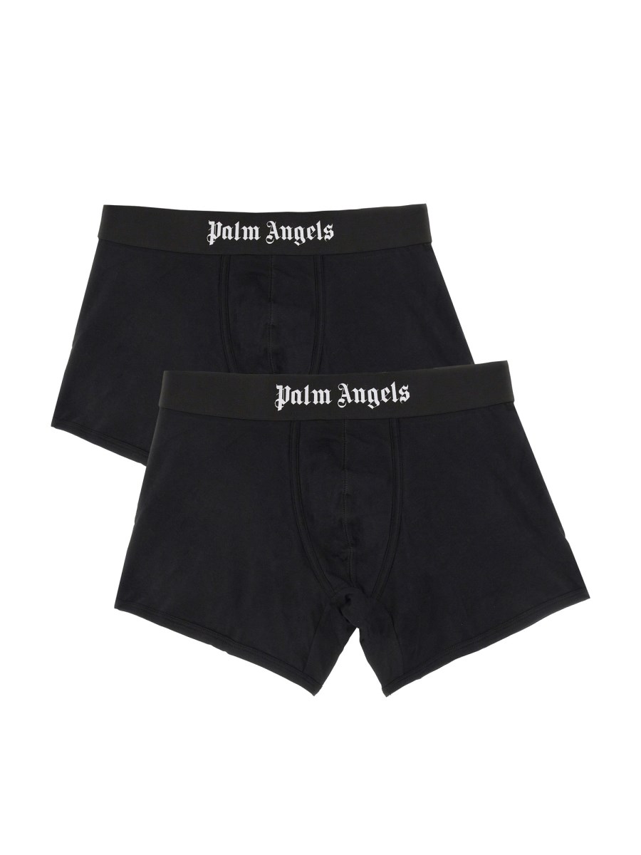 PALM ANGELS CONFEZIONE DA DUE BOXER CON LOGO