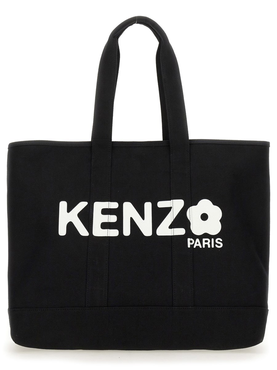 KENZO BORSA TOTE "UTILITY" LARGE IN COTONE