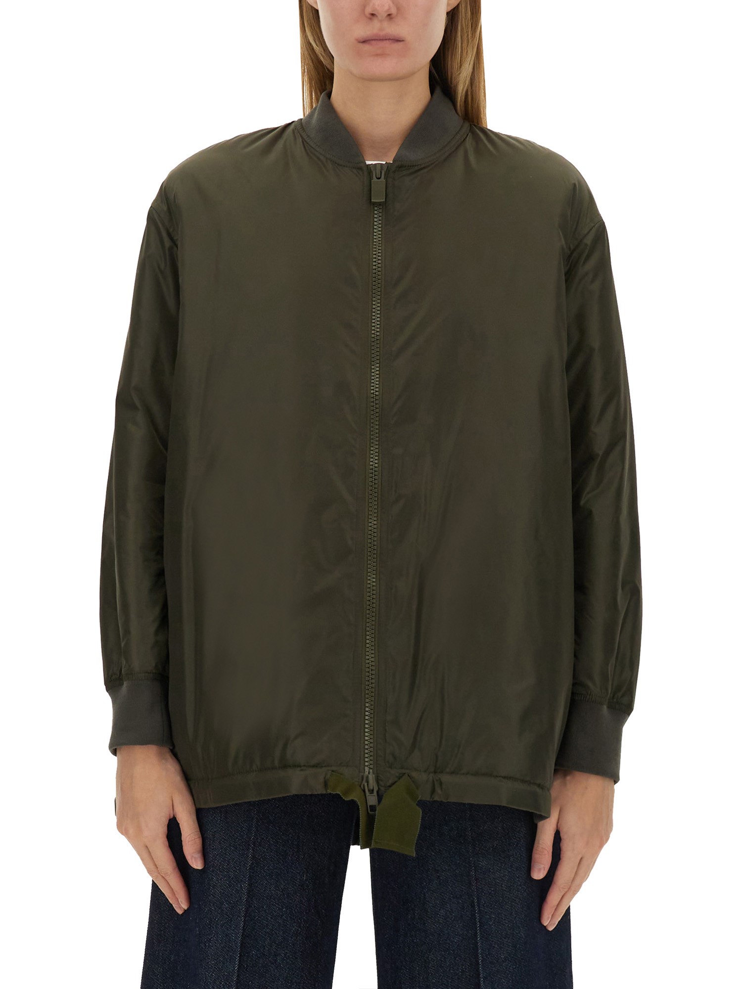 Shop Aspesi Jacket "sesame" In Military Green