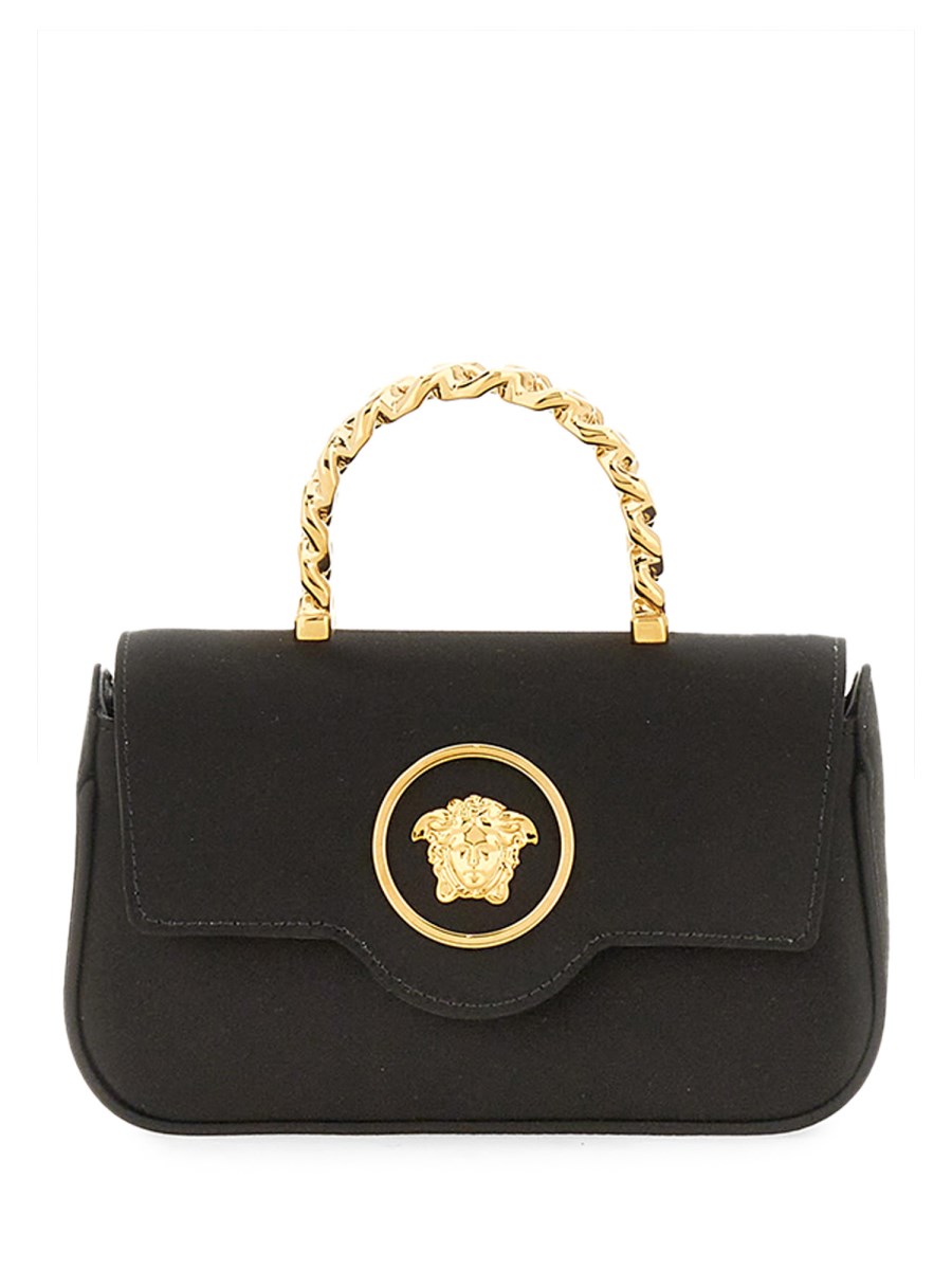 VERSACE BORSA LA MEDUSA MINI IN RASO