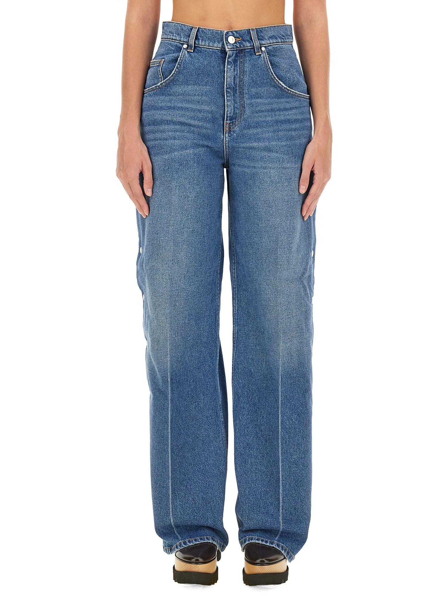 Shop Stella Mccartney Loose Fit Jeans In Denim