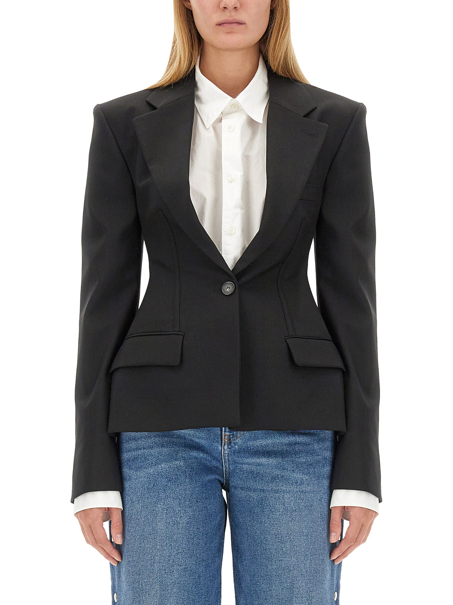 Stella Mccartney Sculpted Jacket In Black