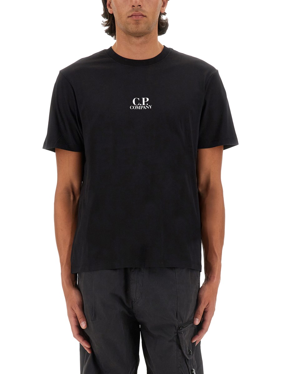 C.P. COMPANY T-SHIRT IN JERSEY DI COTONE CON LOGO