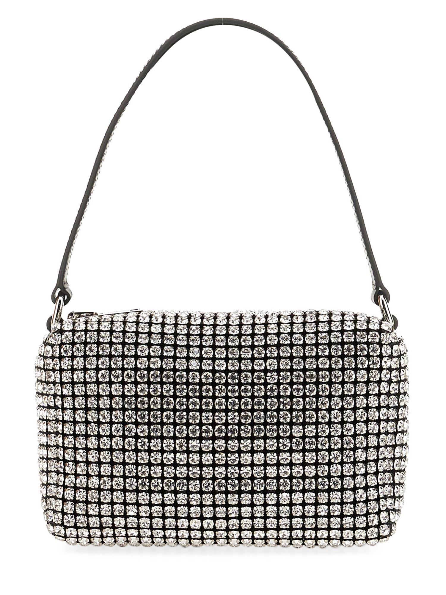 Alexander Wang Pouch Heiress Medium In Silver