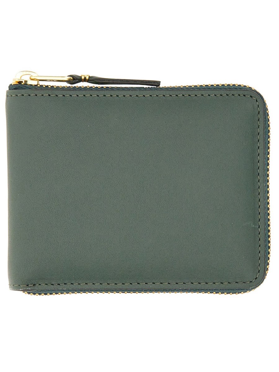 COMME DES GARCONS WALLET PORTAFOGLIO IN PELLE CON ZIP