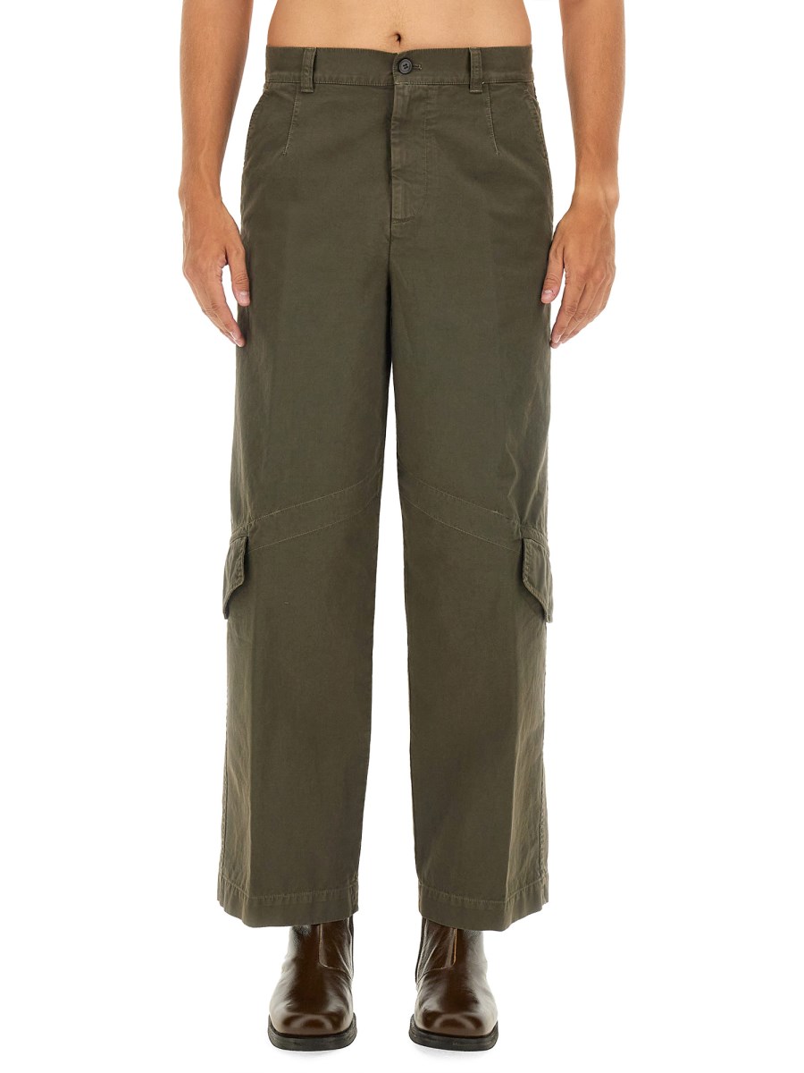 DRIES VAN NOTEN PANTALONE PAXFORD IN TWILL DI COTONE