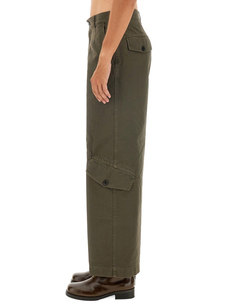 DRIES VAN NOTEN - COTTON TWILL PAXFORD PANTS - Eleonora Bonucci DRIES VAN NOTEN - COTTON TWILL PAXFORD PANTS - Eleonora Bonucci