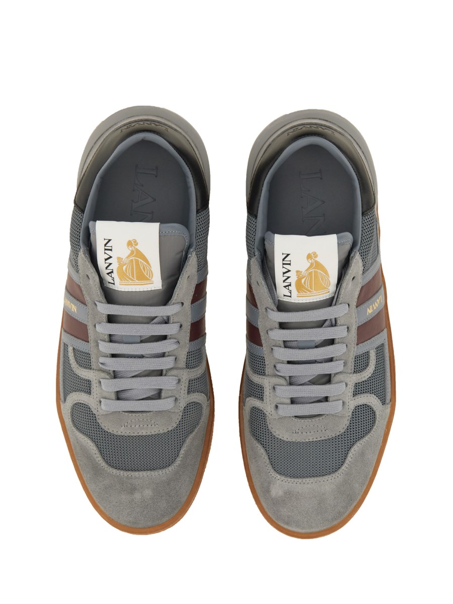 SNEAKER IN MESH, SUEDE E NAPPA