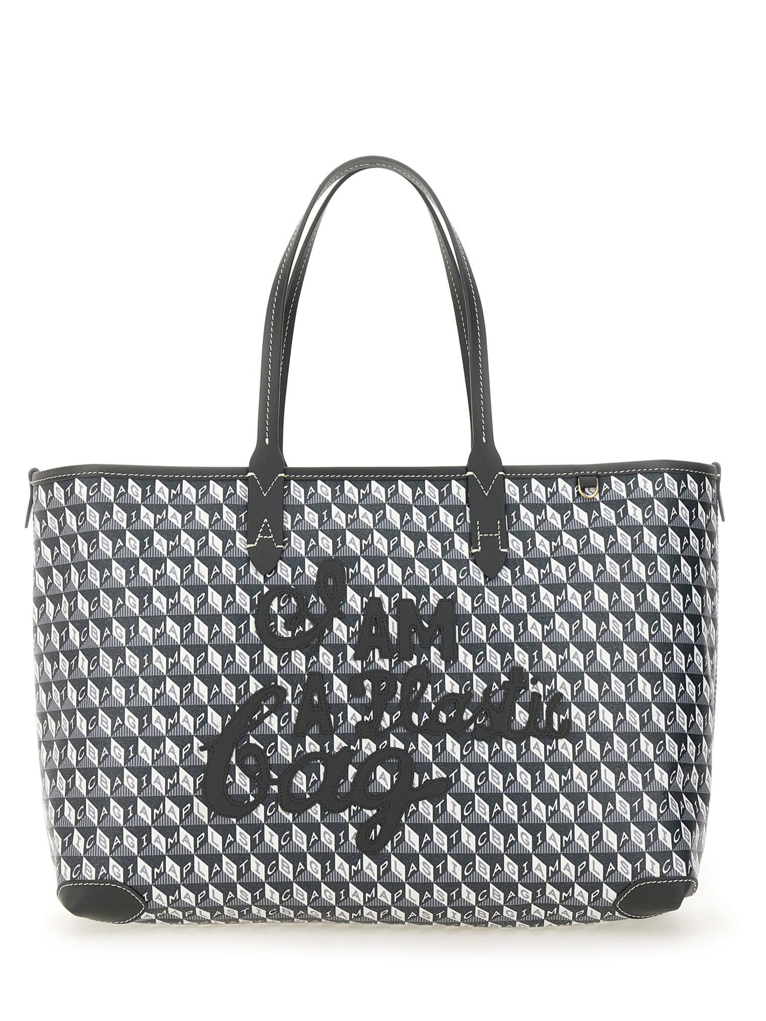 Anya Hindmarch Tote Bags  Woman Color Black In Grey