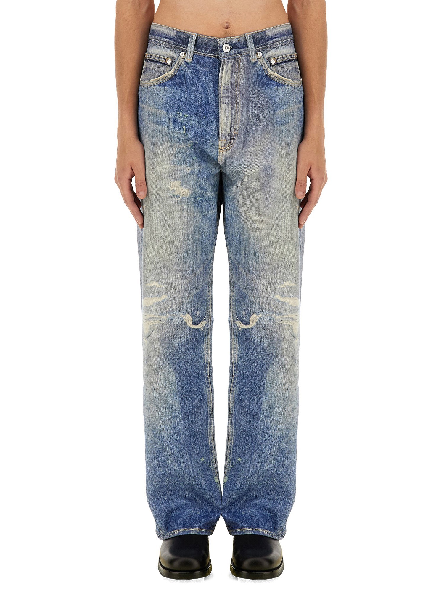 Shop Our Legacy Third Cut Jeans In Denim