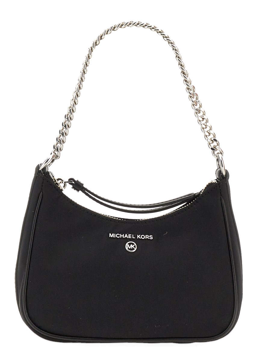 MICHAEL BY MICHAEL KORS BORSA A SPALLA JET SET CHARM PICCOLA IN GABARDINE DI NYLON