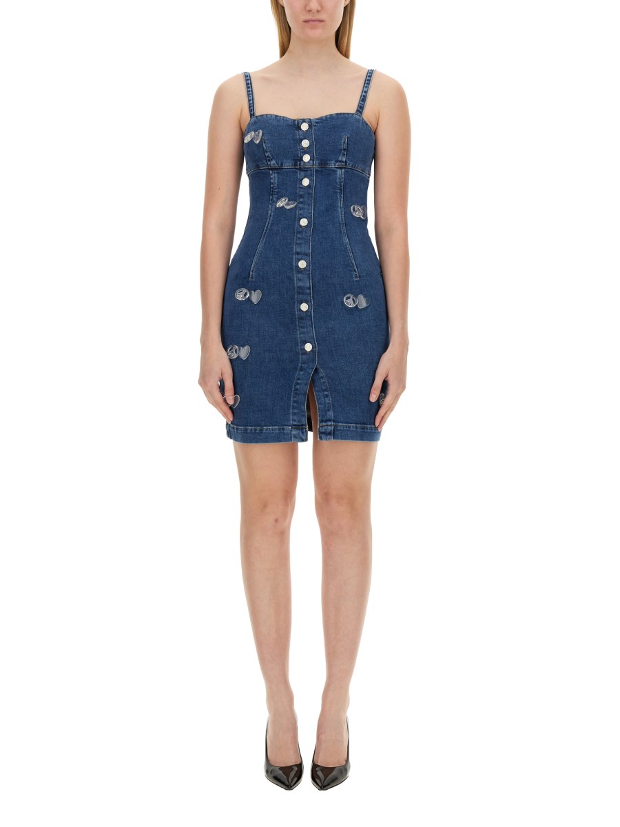 MOSCHINO JEANS ABITO IN DENIM