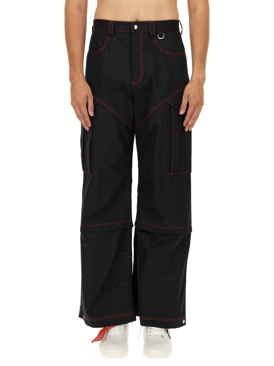 OFF-WHITE PANTALONE CARGO IN COTONE