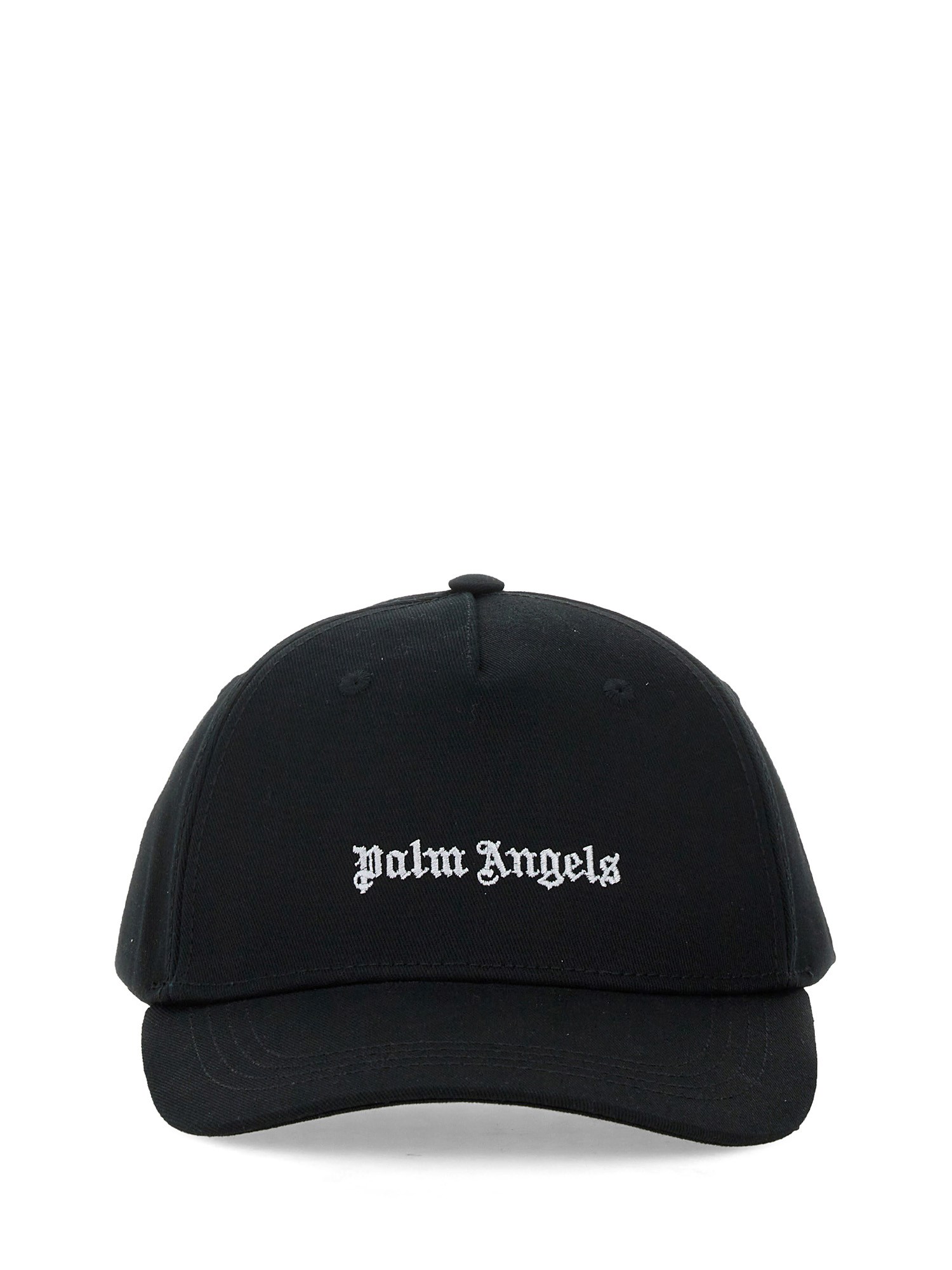 Shop Palm Angels Baseball Cap In Black