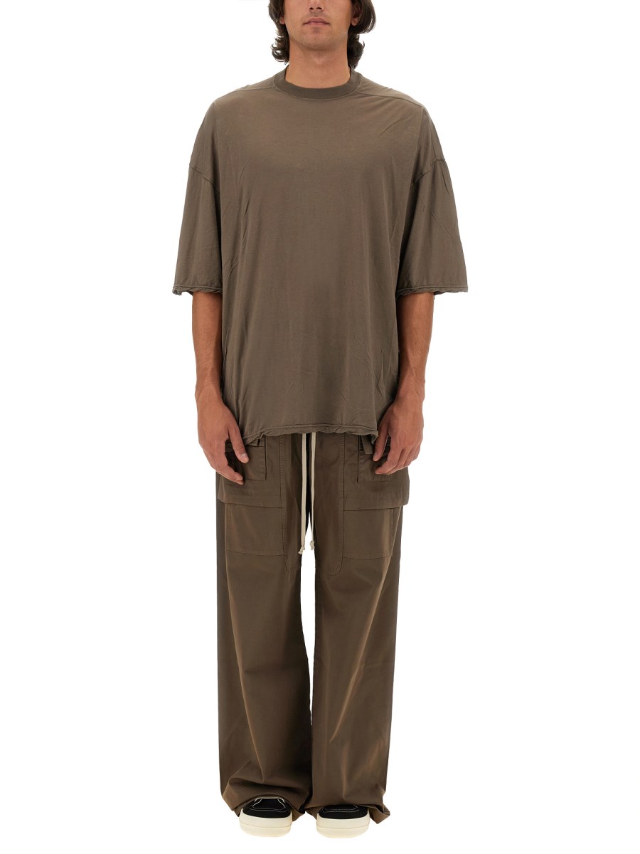 RICK OWENS DRKSHDW T-SHIRT TOMMY IN JERSEY DI COTONE