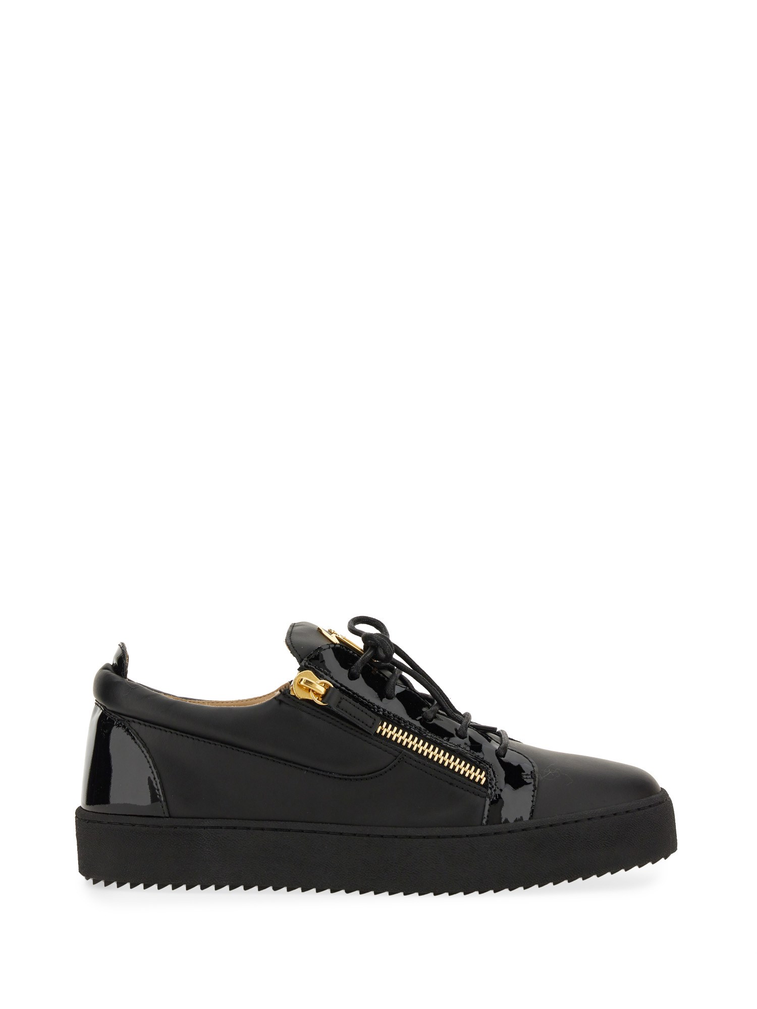 Shop Giuseppe Zanotti Frankie Sneaker In Black