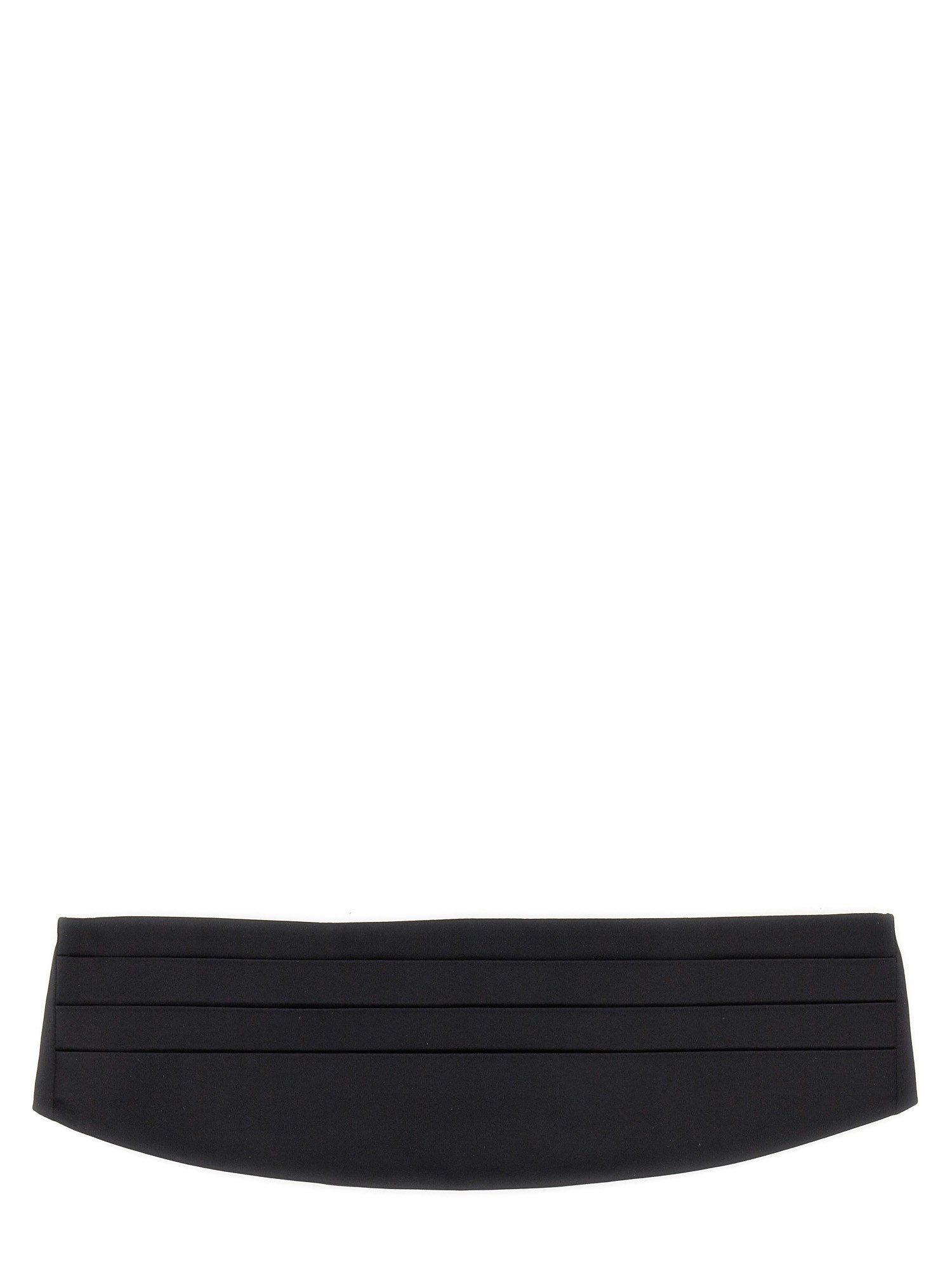 Shop Dolce & Gabbana Satin Cummerbund In Black