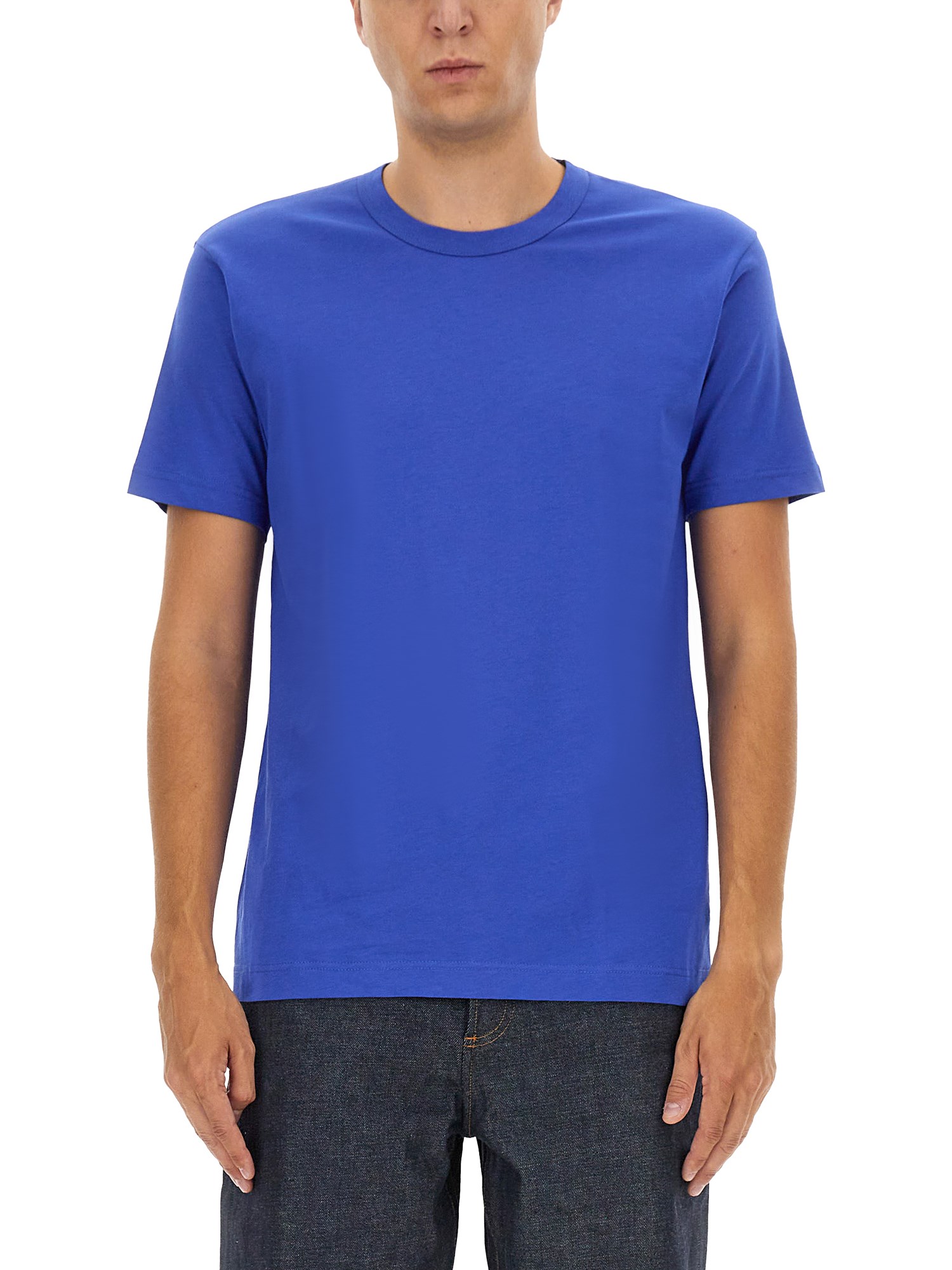 Shop Comme Des Garçons Shirt Jersey T-shirt In Blue