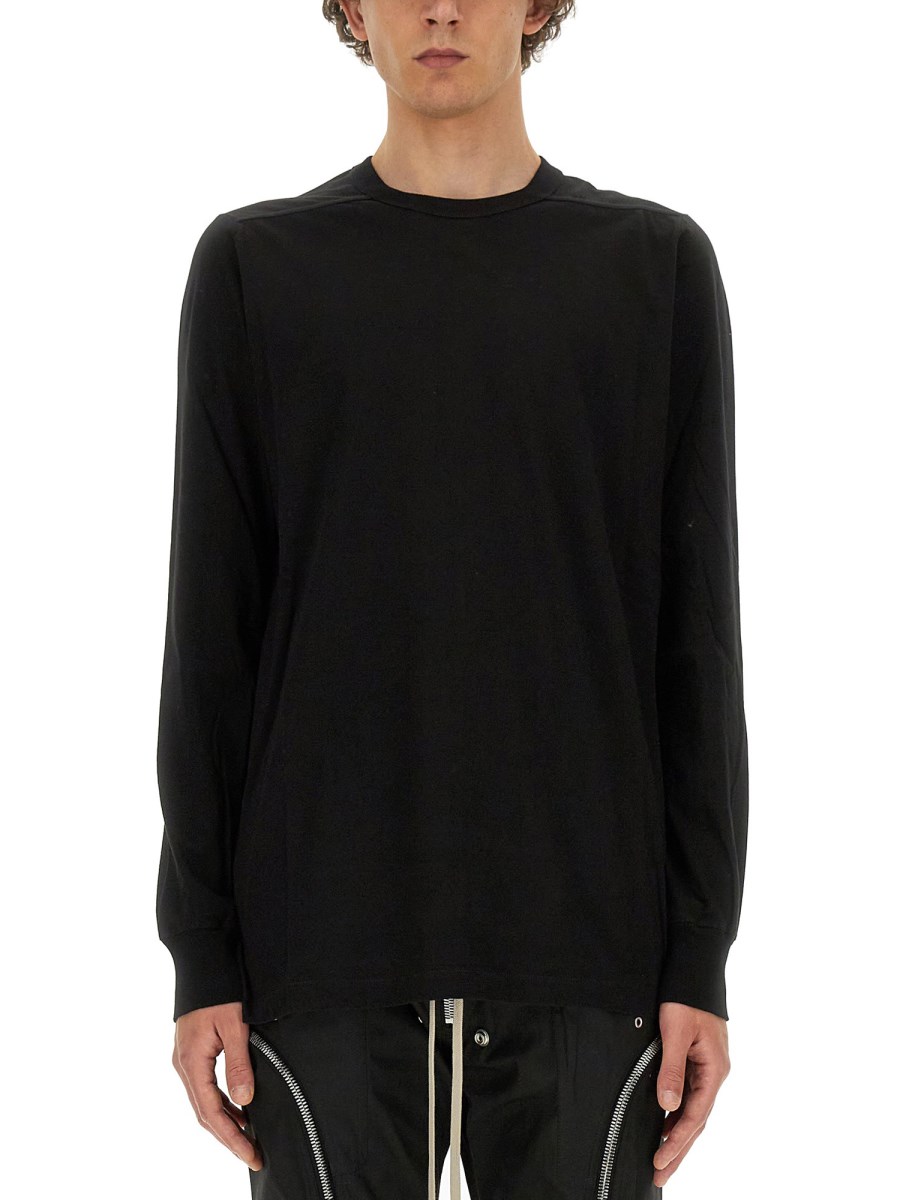 RICK OWENS T-SHIRT IN COTONE