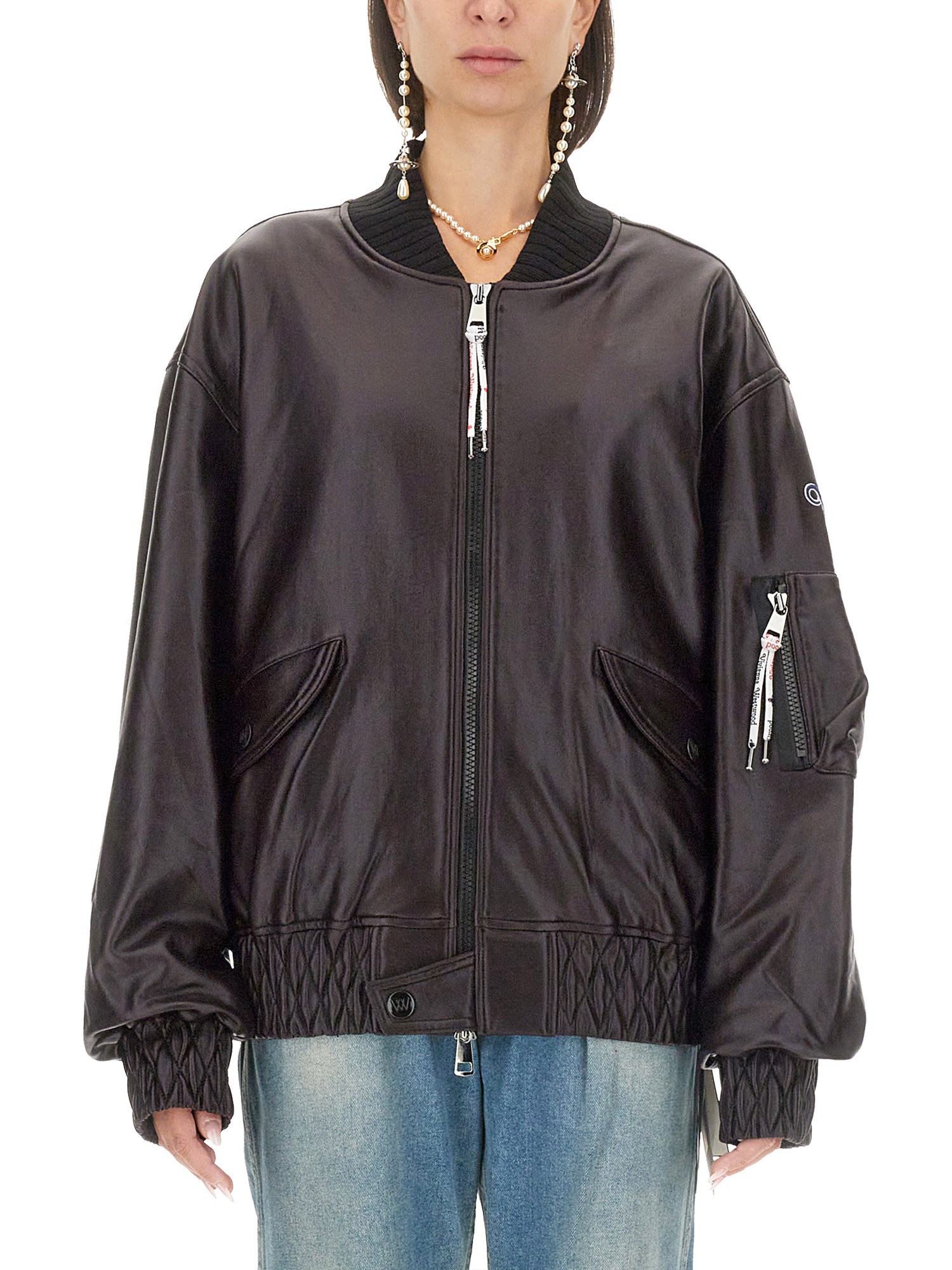 Vivienne Westwood Bomber "bernard" In Black