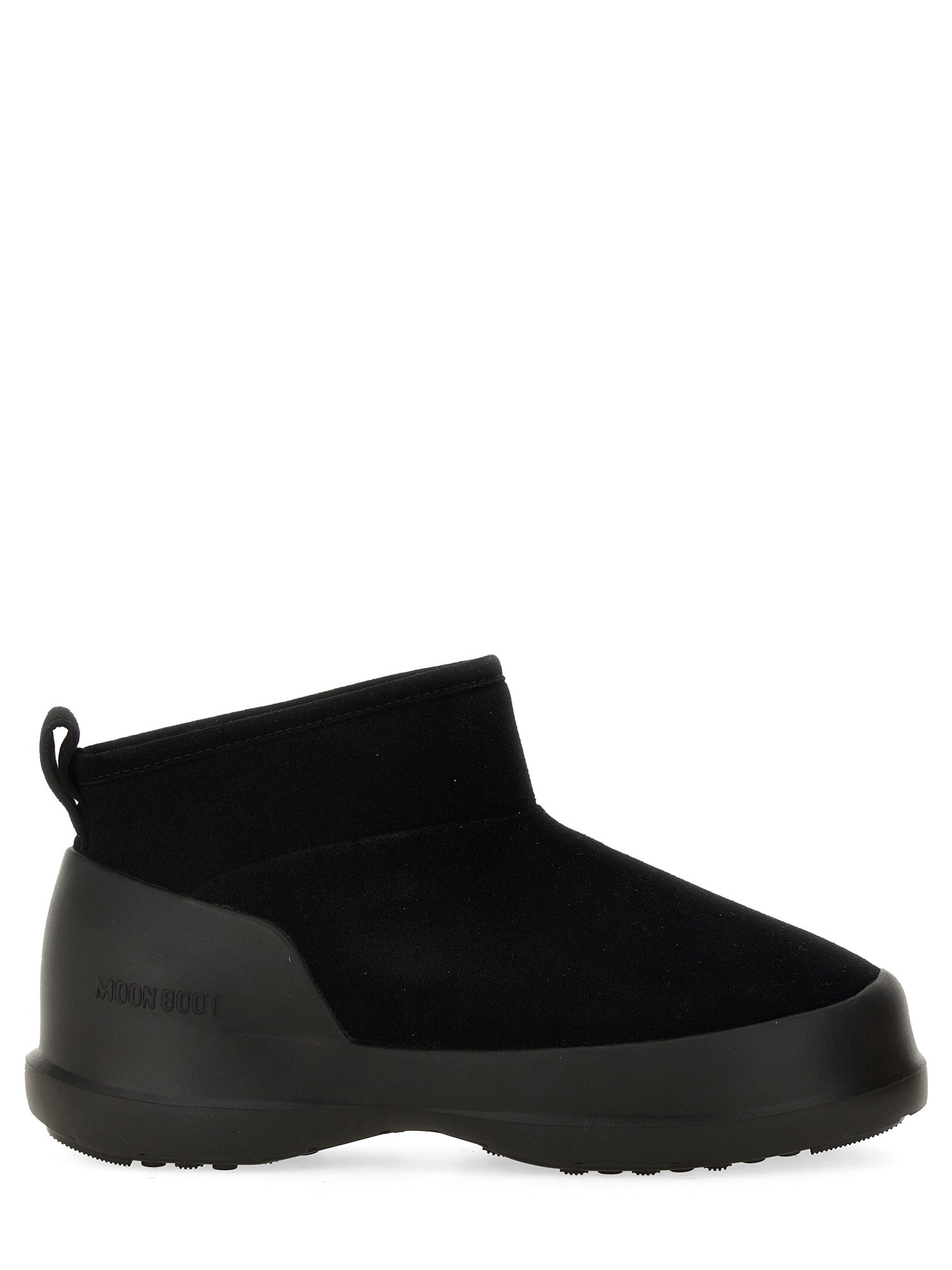 Moon Boot Luna Low-suede Boots In Black