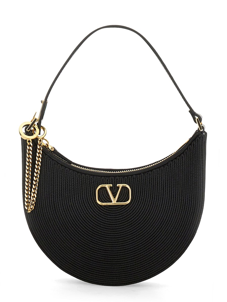 VALENTINO GARAVANI MINI HOBO VLOGO SIGNATURE IN PELLE