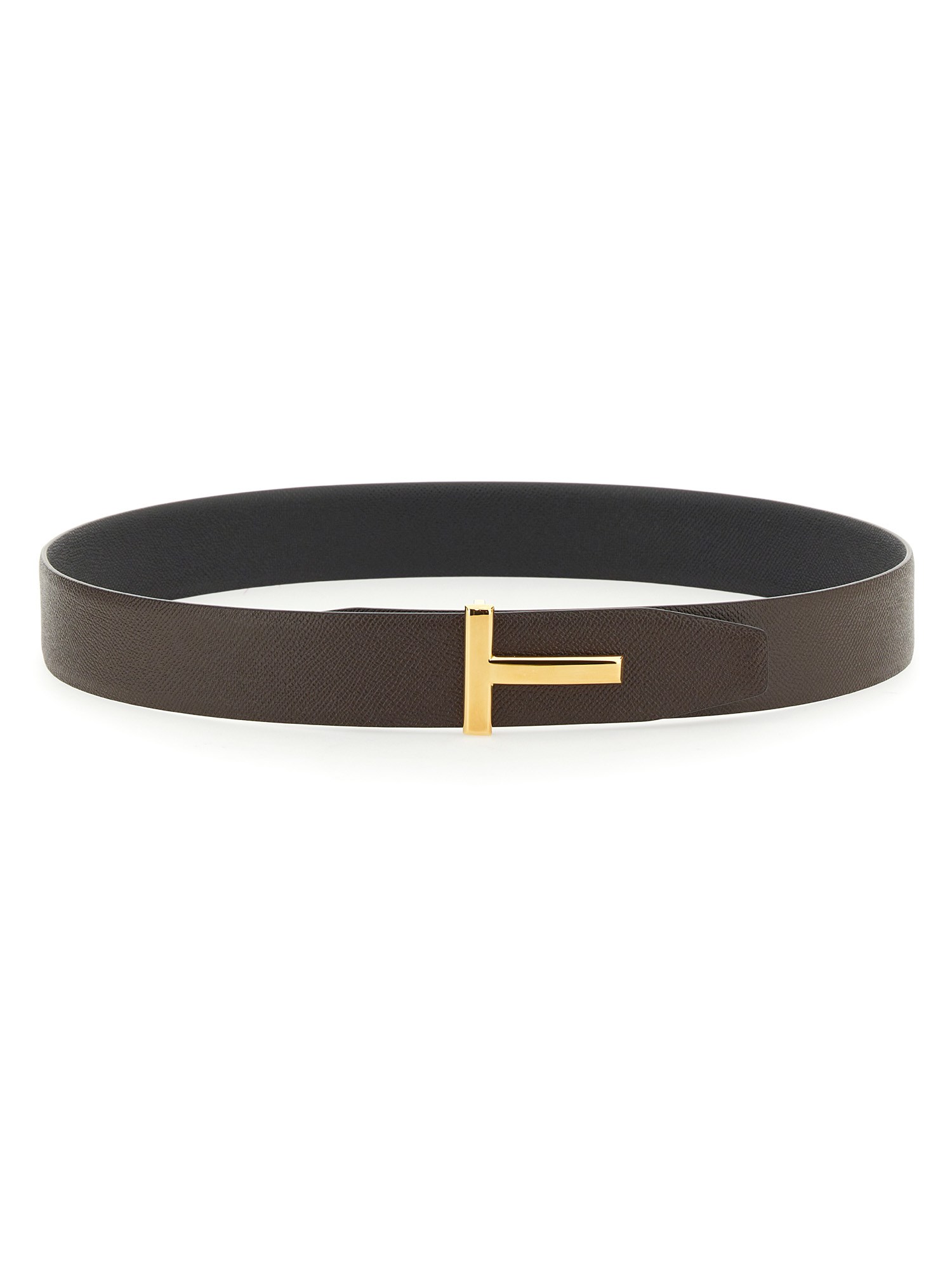 Tom Ford Reversible Belt In Brown