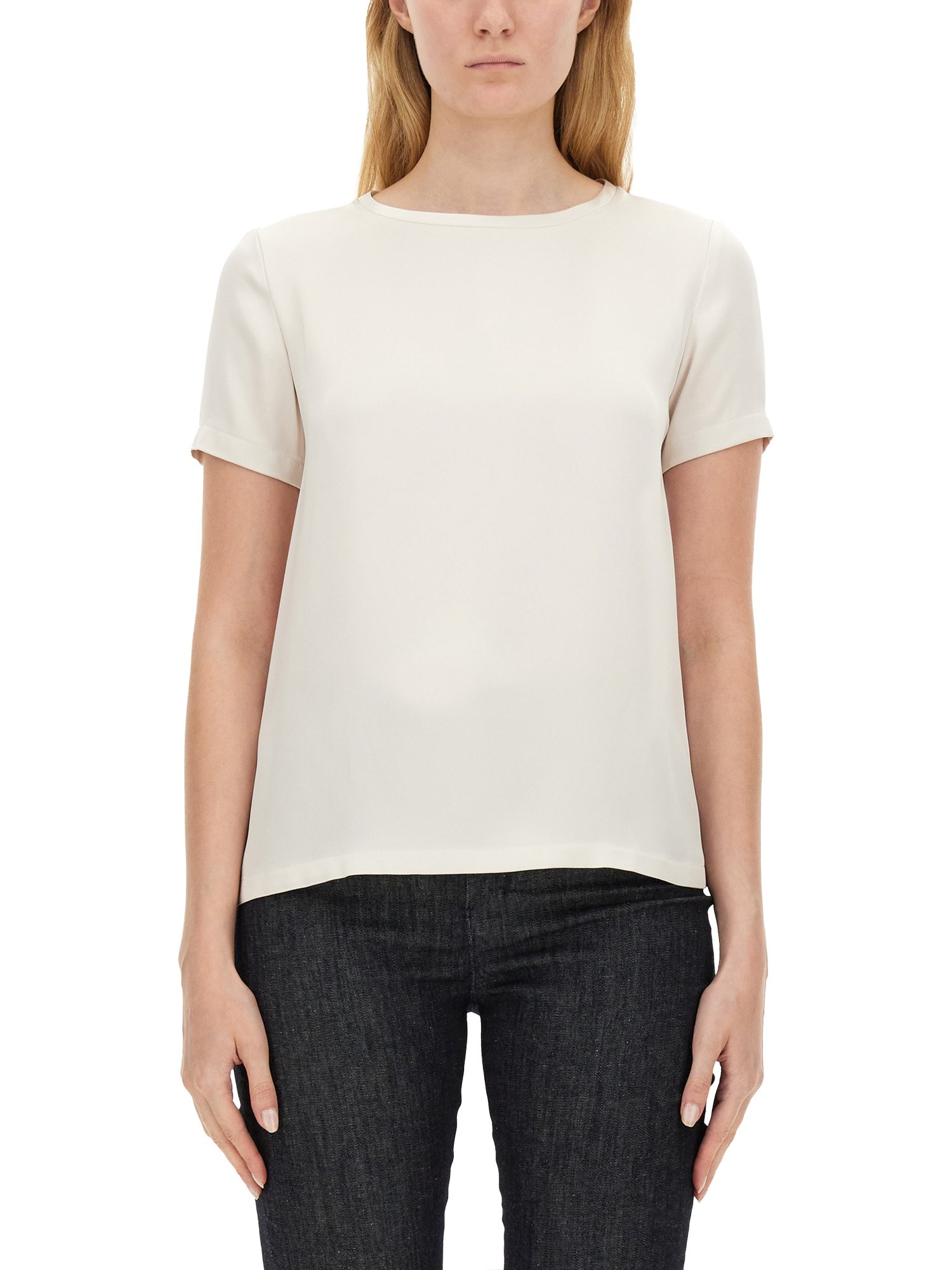 Shop 's Max Mara T-shirt "rebecca" In Ivory