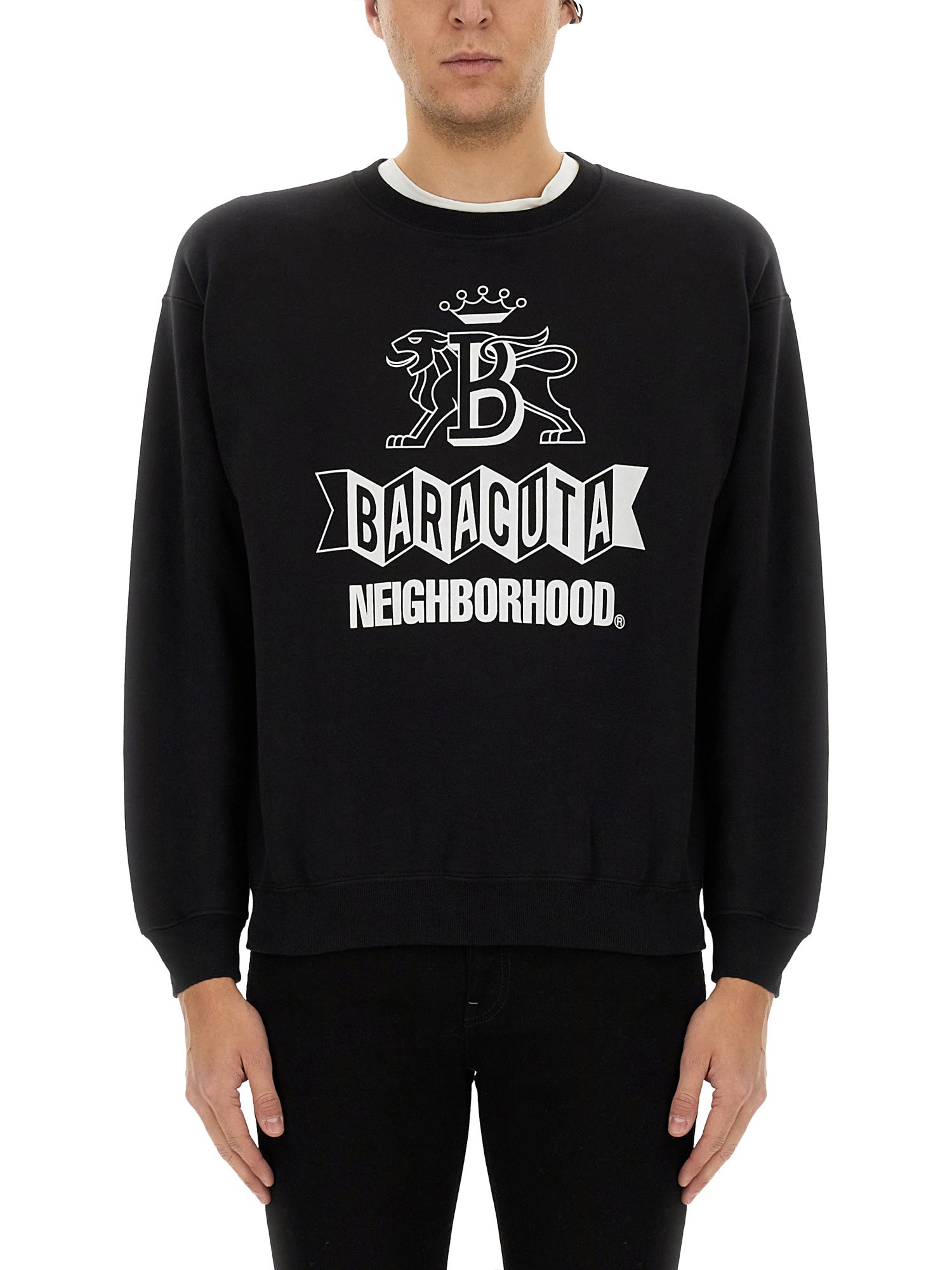 baracuta x neighborhood sweatshirt with logo