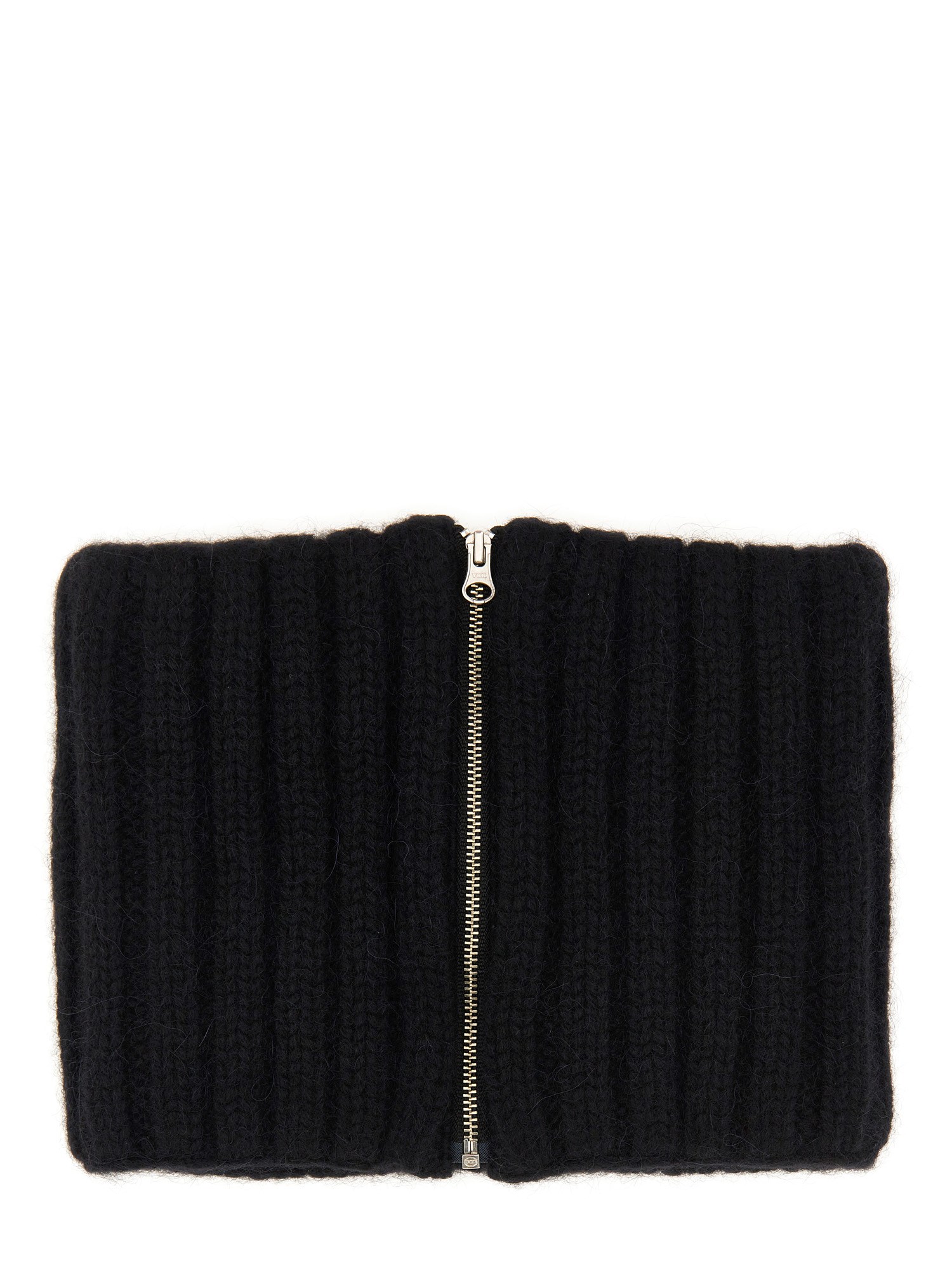 Shop Kijima Takayuki Knitted Neck Warmer In Black