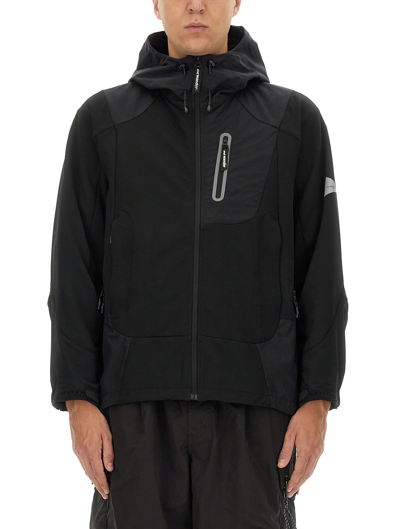 Shop And Wander Hooded Jacket In Black