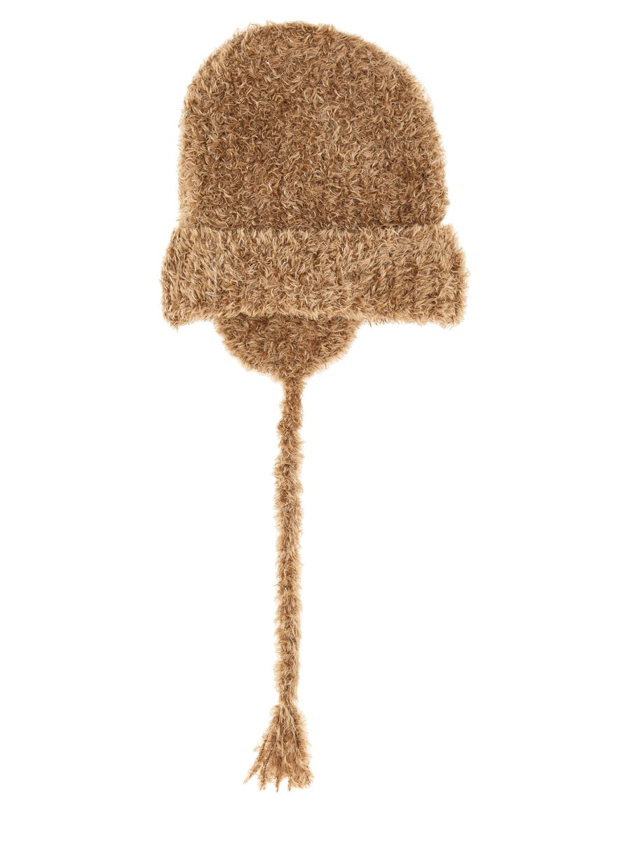 KIJIMA TAKAYUKI CAPPELLO BEANIE GRANDE IN ECO-FUR POODLE