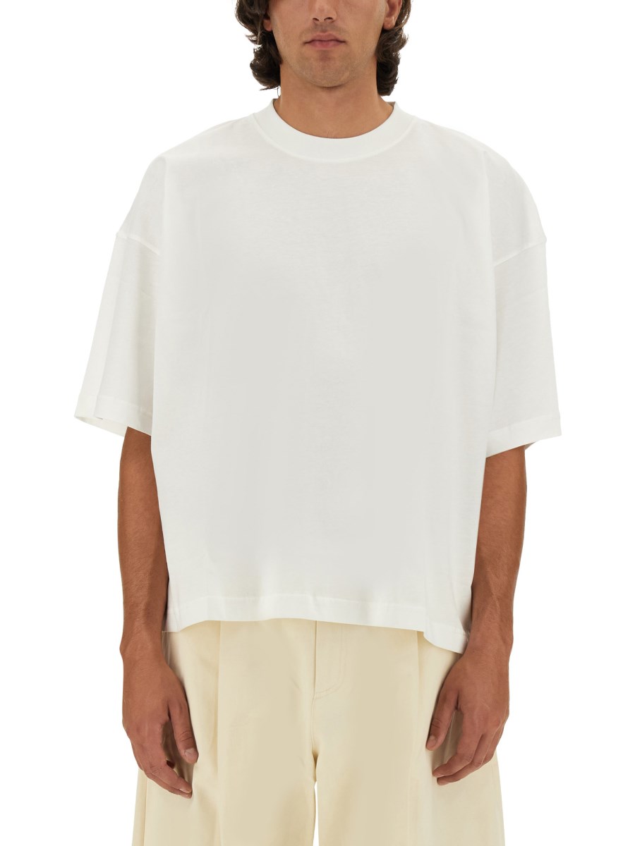 STUDIO NICHOLSON T-SHIRT IN JERSEY DI COTONE