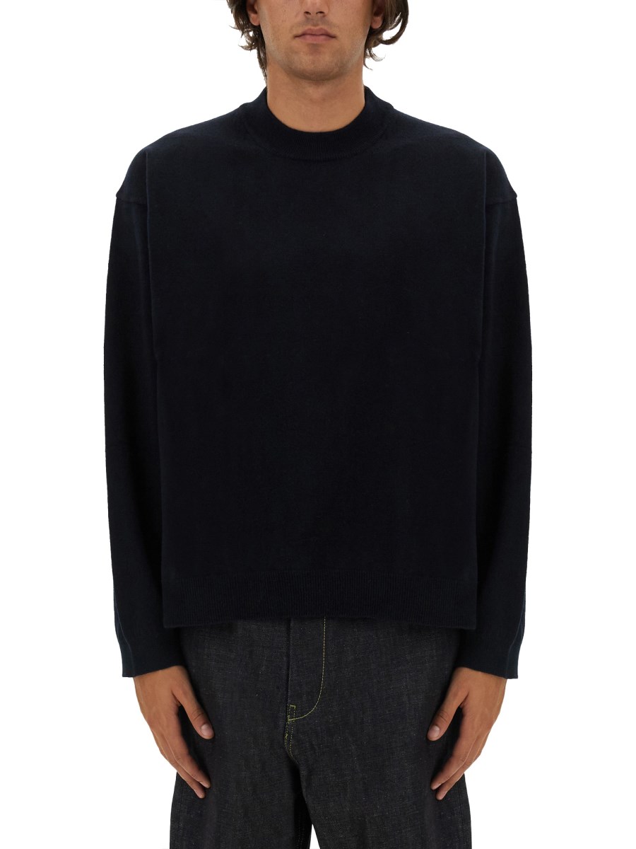 Studio Nicholson Men's Wool Jersey Blue