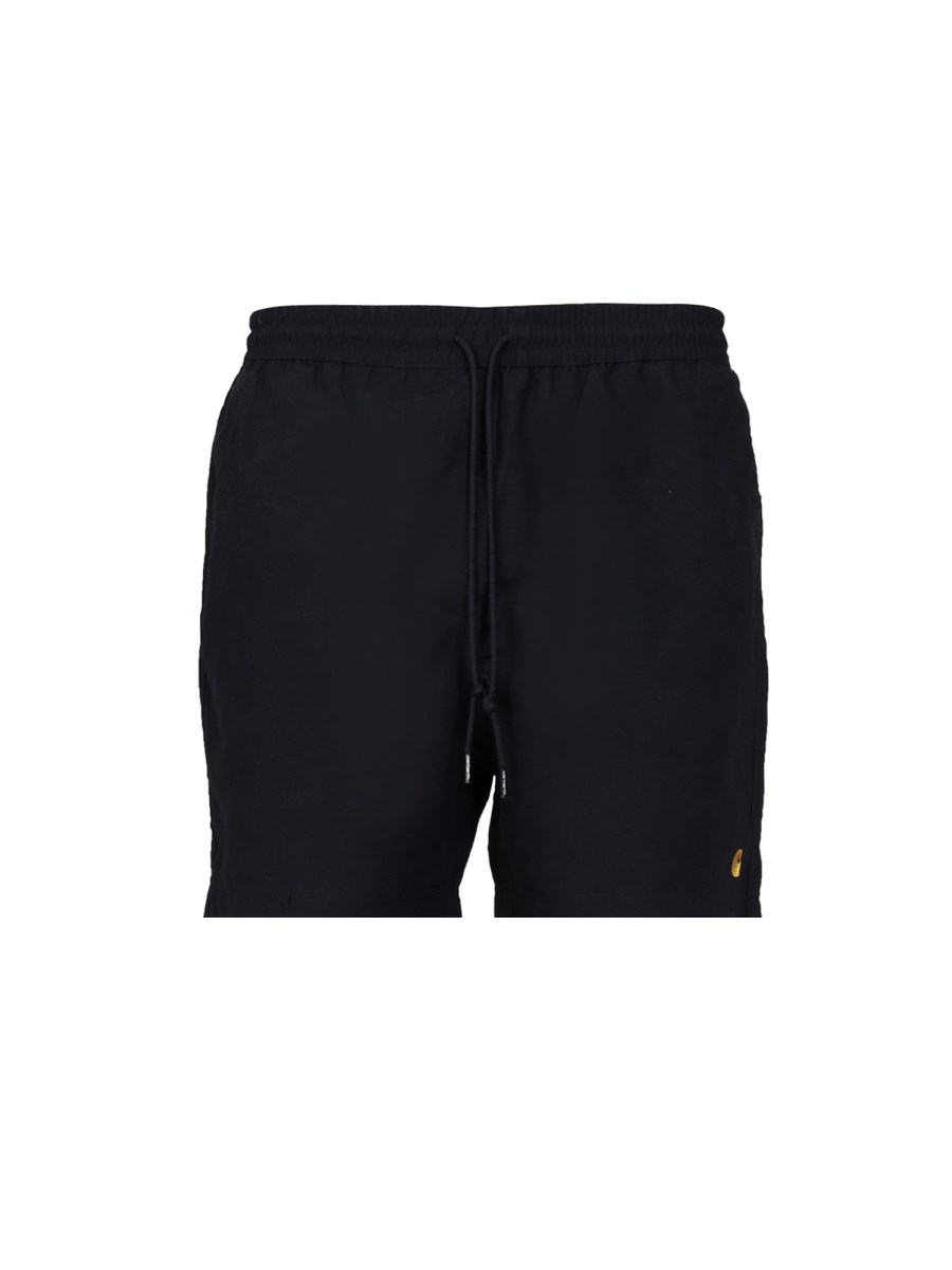 CARHARTT WIP COSTUME DA BAGNO IN NYLON CON RICAMO LOGO