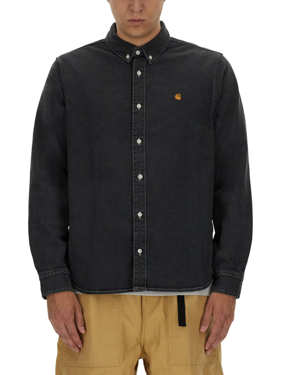 CARHARTT WIP CAMICIA "WELDON" IN DENIM