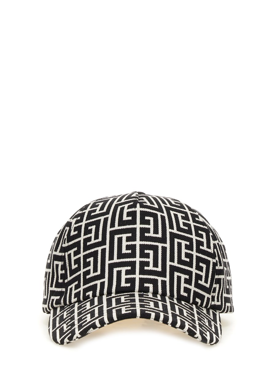 BALMAIN CAPPELLO DA BASEBALL MONOGRAM