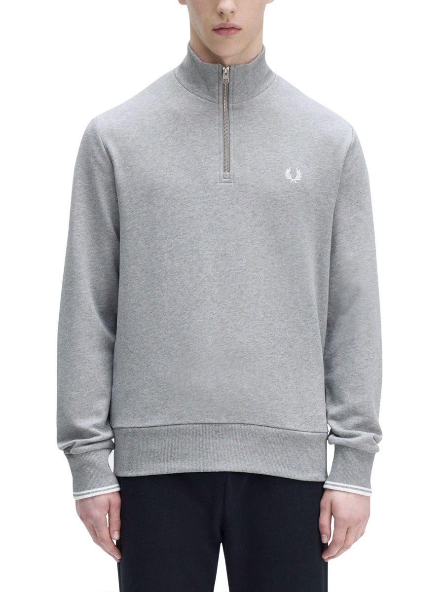 FRED PERRY FELPA CON MEZZA ZIP