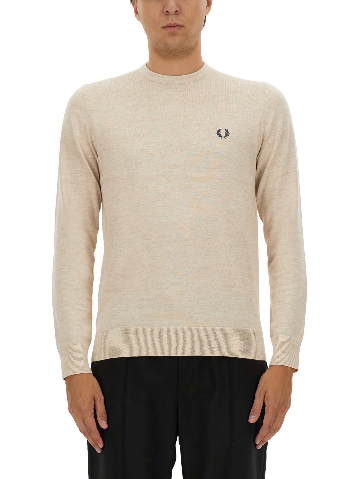 Shop Fred Perry Jersey With Logo In Multicolour