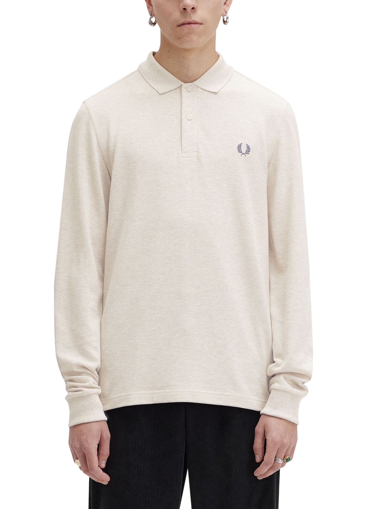 Shop Fred Perry Polo With Logo In Multicolour