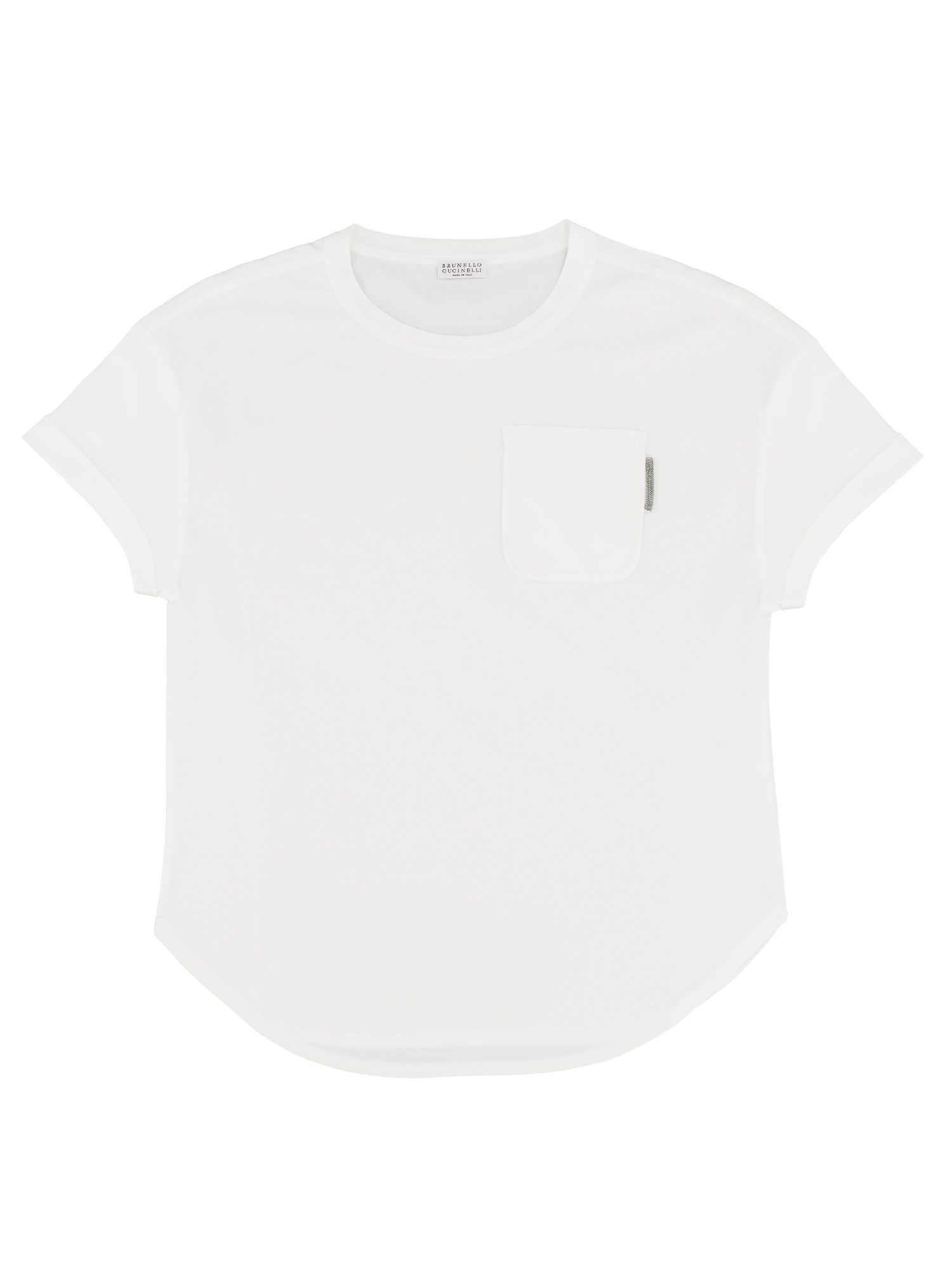 Shop Brunello Cucinelli Jersey T-shirt In White