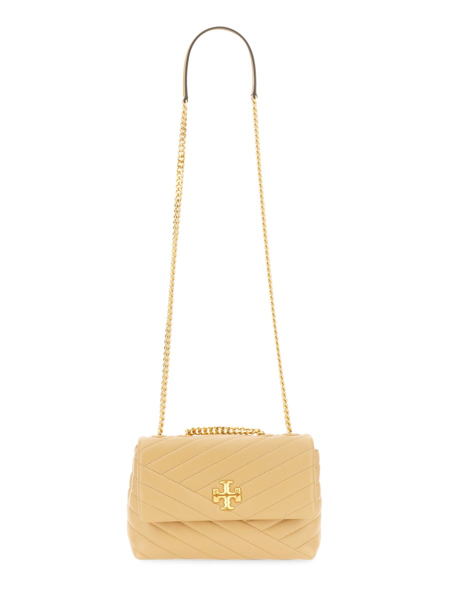 TORY BURCH BORSA A SPALLA KIRA SMALL CONVERTIBLE IN PELLE CHEVRON