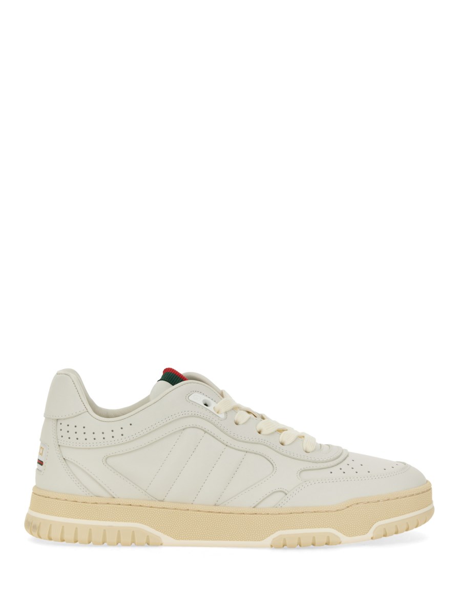 GUCCI SNEAKER RE-WEB IN PELLE