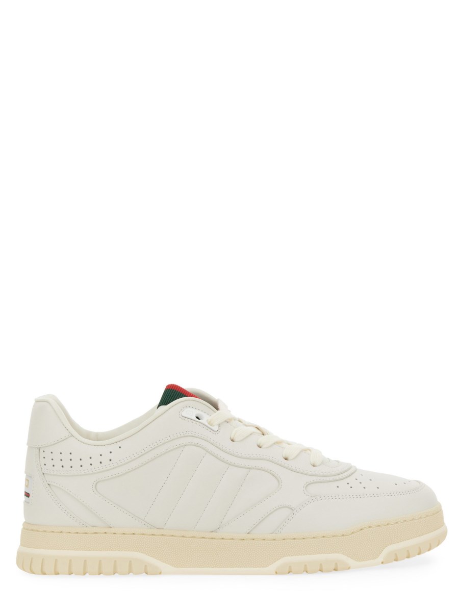 GUCCI SNEAKER RE-WEB IN PELLE