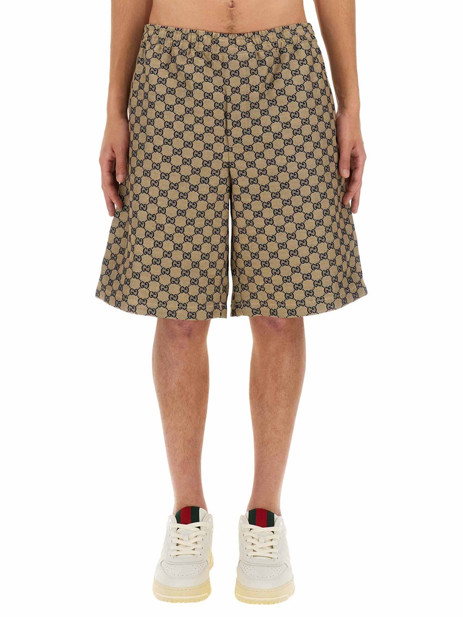 GUCCI SHORTS IN LINO "GG SUPREME"